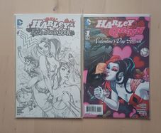 Harley Quinn x 2 Little Black Book & Valentine's Day Special Comic Books Number #1
