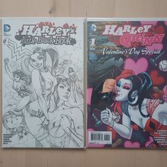 Harley Quinn x 2 Little Black Book & Valentine's Day Special Comic Books Number #1