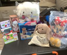 Toys all new selling as lot only.