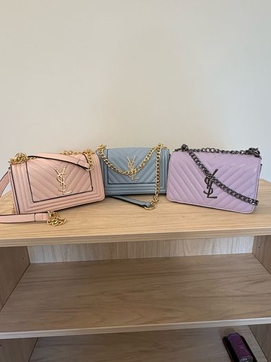 3 x multicolor bags