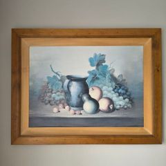 J. Le Conde Still Life Oil Painting.