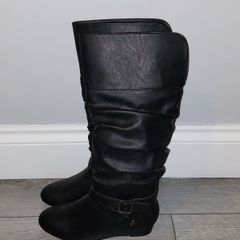 Knee length boots