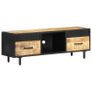TV Cabinet 120x30x40 cm Rough Mango Wood Image 9