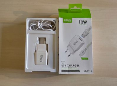 Lightning - USB charger with EU brick