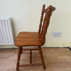 Wooden kitchen chairs x2