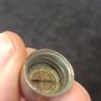 Victorian Antique Bullet Shaped Perfume Bottle circa 1890s Image 6