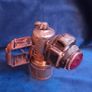 Circa 1900 "British Miller Made" Carbide Rear Safety / Tail Lamp Image 4