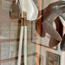 Vintage Ladies 1950s SAXONE Aluminium Steel Spring Coiled Shoe Trees UK Size S/M Image 10