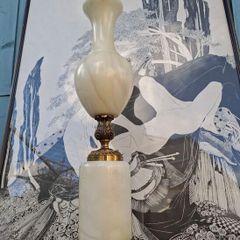 Vintage Alabaster Lamp
