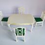 sindy doll pedigree dinning table and chairs vintage Image 3