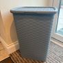 60L Grey Plastic Laundry basket Image 2