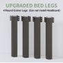 Super King Bed Frame 6ft with Rounded Corner Legs Image 5
