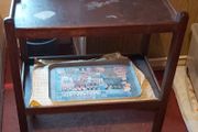 Mid century two tier drinks trolley