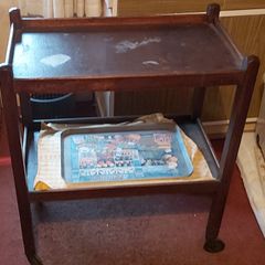 Mid century two tier drinks trolley