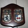 2 Personalized Double Irish Coat of Arms Knight Shield Plaque Image 5