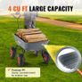 Garden Dump Cart 600 lb with 10in Tyres Image 4