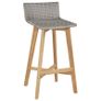 Bar Chairs 2 pcs Solid Acacia Wood Image 4