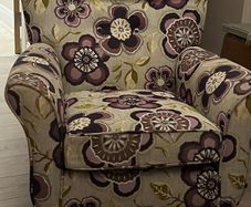 Funky style swivel chair