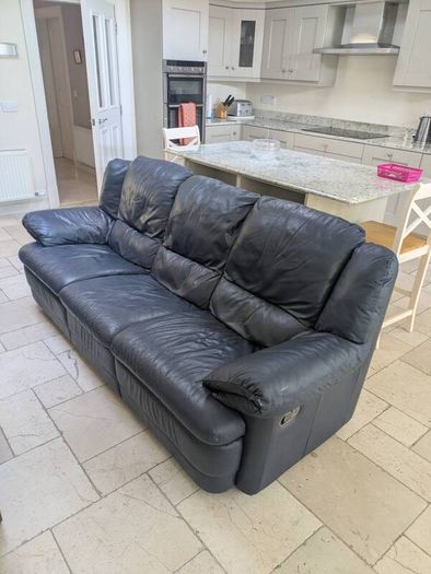 leather sofa