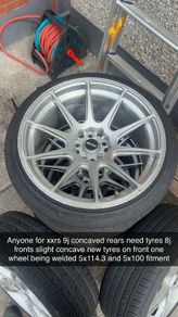 Xxr alloys 17" 5x114.3/5x100