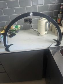 half moon nail desk light