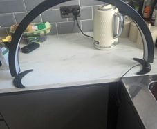 half moon nail desk light