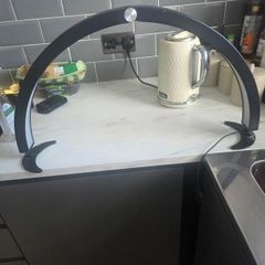 half moon nail desk light