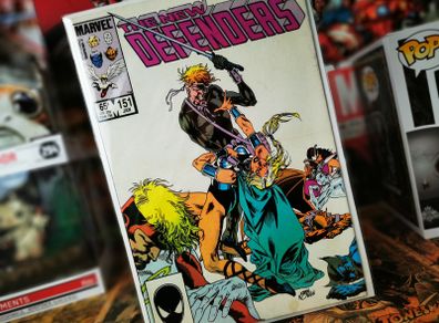 The New Defenders ! Issue #151 ! Manslaughter Joins Defenders Team ! 1986 ! by Marvel !