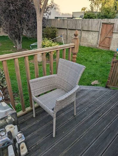 4-Seater Outdoor Table Rattan - Table & Chairs