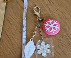 Clarins Bag Charm / Keychain / NEW