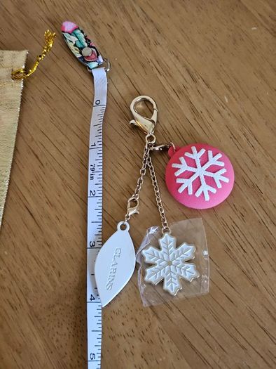 Clarins Bag Charm / Keychain / NEW
