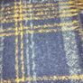 Miss Sparrow of London double sided scarf - teal blue and mustard check - Brand new Image 3