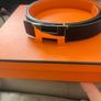 Hermes  rose gold H belt Image 6