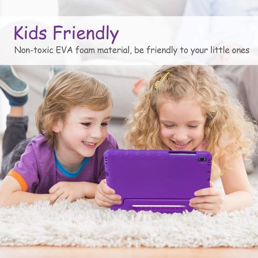 For Samsung Galaxy Tab S6 Lite 2022 Case Kids Shockproof Tablet Smart Cover EVA Purple New - FHT25SMTK1