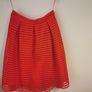 Red midi skirt size 10-12 Image 2