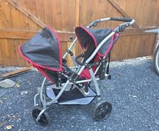 Toy dolls double buggy