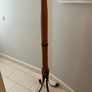 Tall Solid Wood Floor Lamp Base Image 2