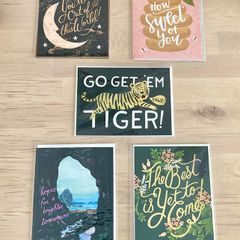 5 Assorted Greeting Cards New & Sealed