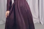 dress New Zara Wine silky/satin finish .