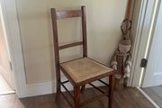 Antique Edwardian Inlaid Farmhouse Chair