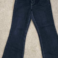 Calvin Klein Dark Wash Bootcut Denim Jeans - US 10 / UK 12
