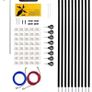 Complete Set ..solar Dog Fence Kit 80cm Includes Posts,wire,insulators Etc Etc Image 2