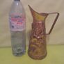 Vintage Brass hammered Storage Box matching magazine box and Brass Pitcher Image 2