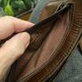 Leather Wrist Bag Image 8