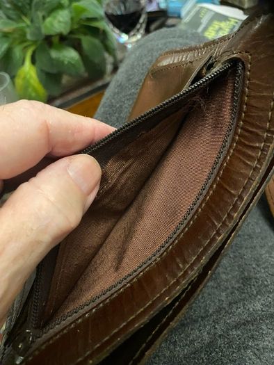 Leather Wrist Bag
