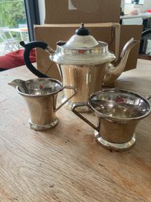 REDUCED! vintage silver plated tea set