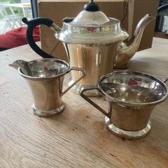 REDUCED! vintage silver plated tea set