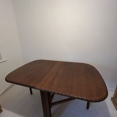 Vintage Mahogany Drop-Leaf Dining Table