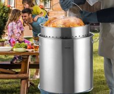 Commerical Stainless Steel Stockpot - 94.6L
