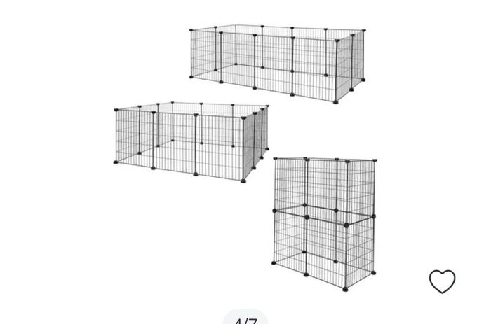 Modular pet fence (square panels)